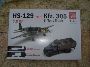 SM.10-502  Hs-129 & Opel Blitz Kfz.305 3 Tons Truck
